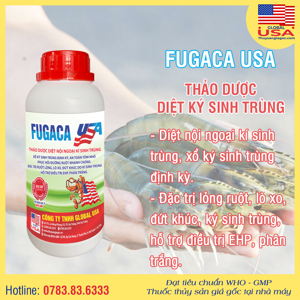 FUGACA USA - Thảo dược diệt nội ngoại kí sinh trùng 500ml